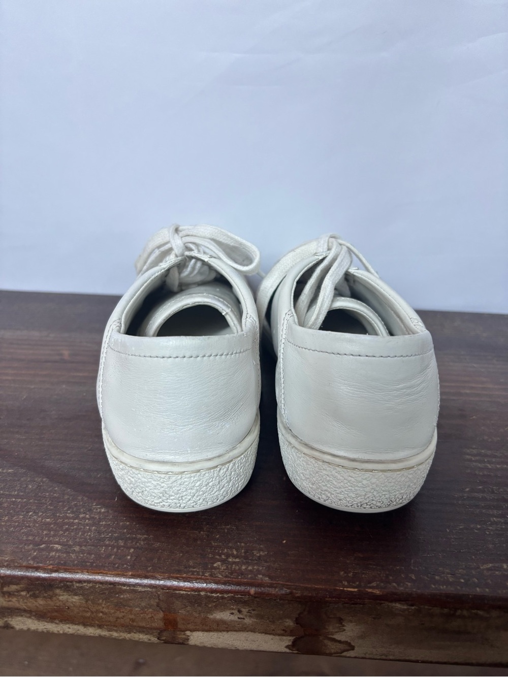 Gucci Ace Embroidered Leather Sneakers - Picture 4 of 7